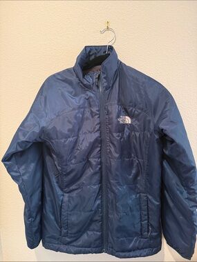 The North Face Dark Blue Puffer Jacket